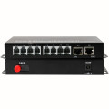 Telefon Fiber Optic Multiplexer 8 Kanal Voice FXO / FXS PCM Multiplexer